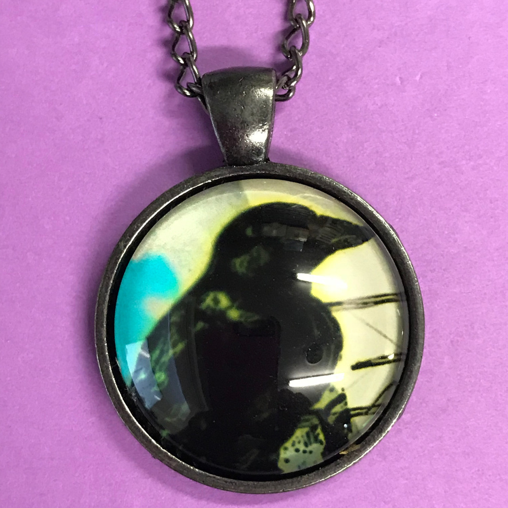 Edgar Allan Poe's The Raven Pendant Necklace